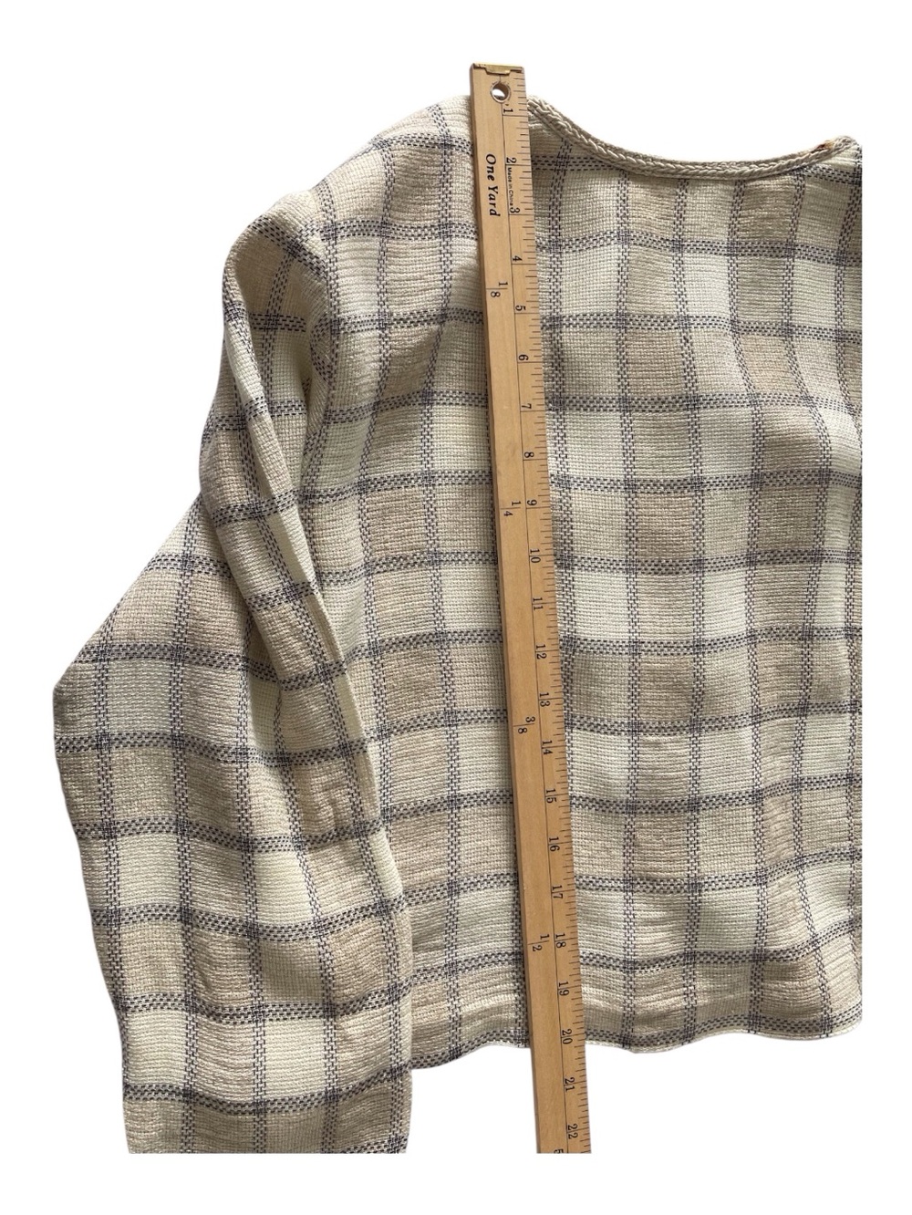 Vintage Women's Chelsea Studio Plaid Button-Up Jacket, 16 - Picture 13 of 15